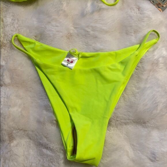 Shekini Neon Green Bikini Set - Picture 2 of 9